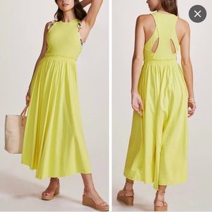 Anthropologie Daily Practice Yellow dress